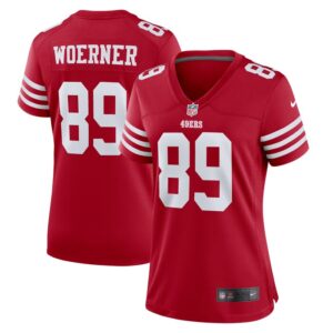 Charlie Woerner San Francisco 49ers Women Game Jersey - Scarlet