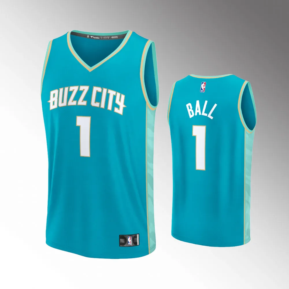 Charlotte Hornets LaMelo Ball Teal 2023-24 Fast Break #1 Jersey - City Edition