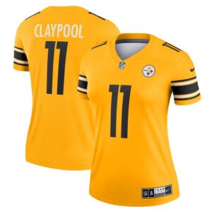 Chase Claypool Pittsburgh Steelers Women Inverted Legend Game Jersey - Gold