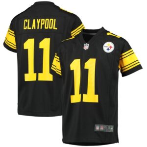 Chase Claypool Pittsburgh Steelers Youth Alternate Player Game Jersey - Black