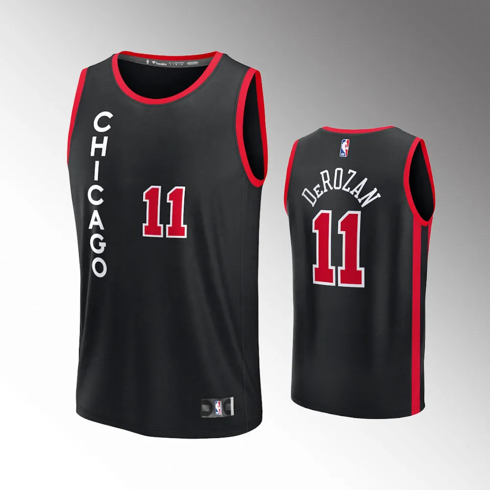 Chicago Bulls City Edition Black 2023-24 Youth #11 DeMar DeRozan Jersey