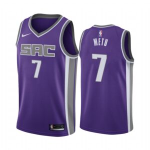 Chimezie Metu Sacramento Kings 2021-22 Icon Edition Purple #7 Jersey