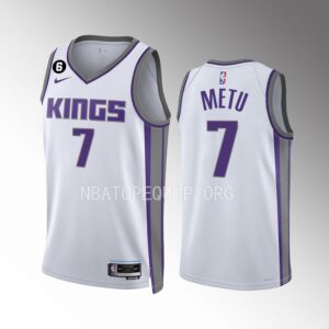 Chimezie Metu Sacramento Kings #7 White Jersey 2022-23 Association Edition Swingman