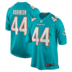 Chop Robinson Miami Dolphins 2024 NFL Draft First Round Pick Player Game Jersey - Aqua