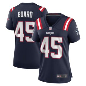 Chris Board New England Patriots Women Game Player Jersey - Navy