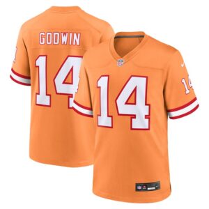 Chris Godwin Tampa Bay Buccaneers Throwback Game Jersey - Orange