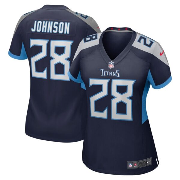 Chris Johnson Tennessee Titans Women Retired Player Game Jersey - Navy