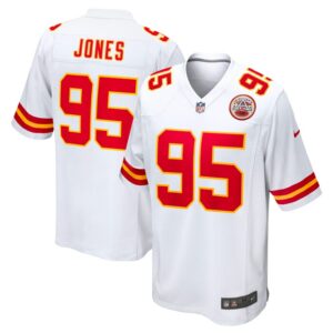 Chris Jones Kansas City Chiefs Game Jersey - White