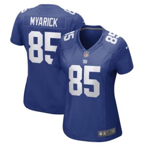 Chris Myarick New York Giants Women Game Player Jersey - Royal