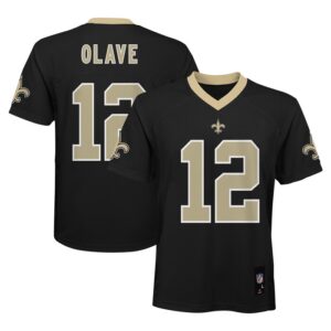 Chris Olave New Orleans Saints Youth Replica Player Jersey - Black