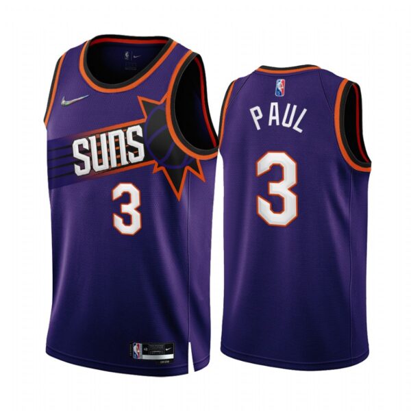 Chris Paul Phoenix Suns 2022-23 Purple #3 Icon Edition Jersey NBA 75th