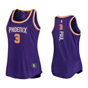 Chris Paul Phoenix Suns Purple Icon Edition Women 2021 Jersey Tank