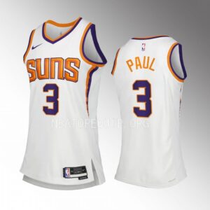 Chris Paul Phoenix Suns White Association Edition Women Jersey Swingman