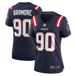 Christian Barmore New England Patriots Women Player Game Jersey - Navy