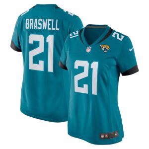 Christian Braswell Jacksonville Jaguars Women Team Game Jersey - Teal