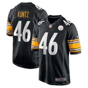 Christian Kuntz Pittsburgh Steelers Game Jersey - Black