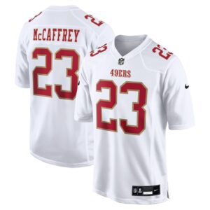 Christian McCaffrey San Francisco 49ers Fashion Game Jersey - Tundra White