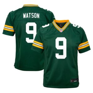 Christian Watson Green Bay Packers Youth Team Player Game Jersey - Green