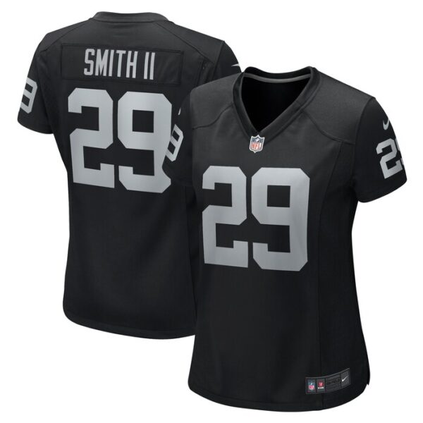 Christopher Smith II Las Vegas Raiders Women Team Game Jersey - Black