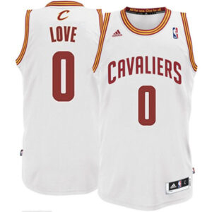 Cleveland Cavaliers #0 Kevin Love Revolution 30 Swingman White Jersey