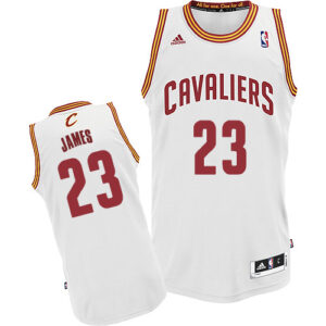 Cleveland Cavaliers #23 Lebron James Revolution 30 Swingman Home White Jersey