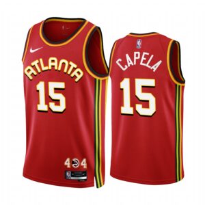 Clint Capela 2022-23 Atlanta Hawks Red #15 Icon Edition Jersey