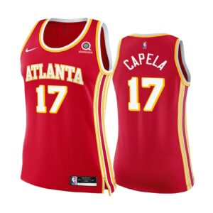 Clint Capela Atlanta Hawks Red Icon Edition Women 2020-21 Jersey