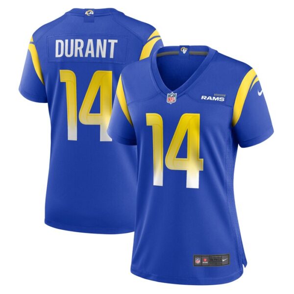 Cobie Durant Los Angeles Rams Women Game Player Jersey - Royal