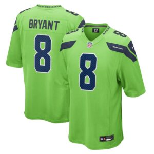 Coby Bryant Seattle Seahawks Game Jersey - Neon Green