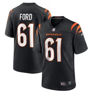 Cody Ford Cincinnati Bengals Game Jersey - Black