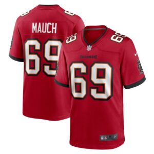 Cody Mauch Tampa Bay Buccaneers Game Jersey - Red