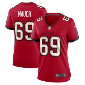 Cody Mauch Tampa Bay Buccaneers Women Game Jersey - Red