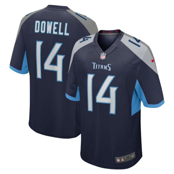 Colton Dowell Tennessee Titans Team Game Jersey - Navy