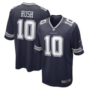 Cooper Rush Dallas Cowboys Game Player Jersey - Navy