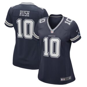 Cooper Rush Dallas Cowboys Women Game Player Jersey - Navy