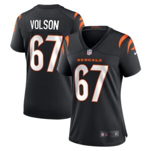 Cordell Volson Cincinnati Bengals Women Game Player Jersey - Black