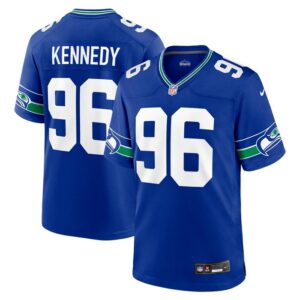 Cortez Kennedy Seattle Seahawks Throwback Retired Player Game Jersey - Royal