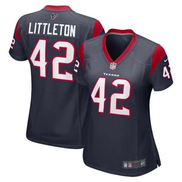 Cory Littleton Houston Texans Women Women Team Color Jersey - Navy