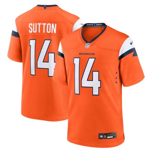 Courtland Sutton Denver Broncos Mile High Collection Game Jersey - Orange