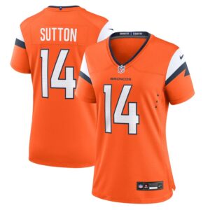 Courtland Sutton Denver Broncos Women Mile High Collection Game Jersey - Orange