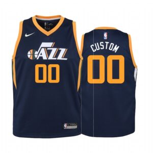 Custom Utah Jazz Youth Purple Icon Jersey Jumpman