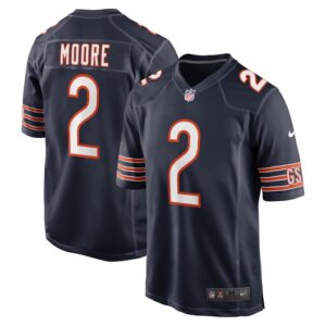 D.J. Moore Chicago Bears Team Color Game Jersey - Navy