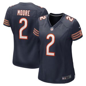 D.J. Moore Chicago Bears Women Player Jersey - Navy