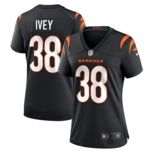 DJ Ivey Cincinnati Bengals Women Team Game Jersey - Black