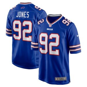 DaQuan Jones Buffalo Bills Game Player Jersey - Royal