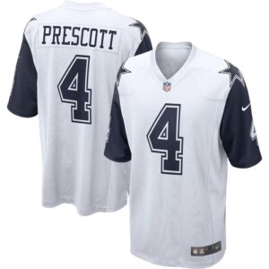 Dak Prescott Dallas Cowboys Alternate Game Jersey - White