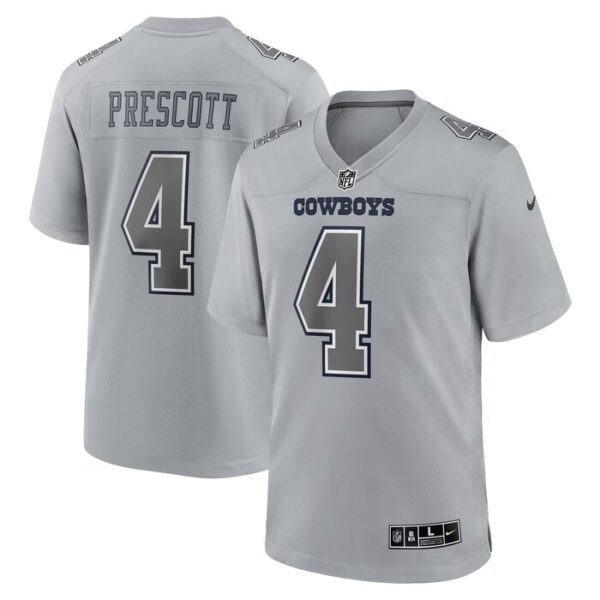 Dak Prescott Dallas Cowboys Atmosphere Fashion Game Jersey - Gray