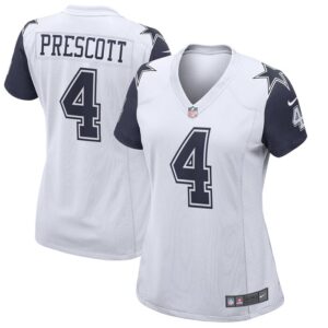 Dak Prescott Dallas Cowboys Women Alternate Game Jersey - White