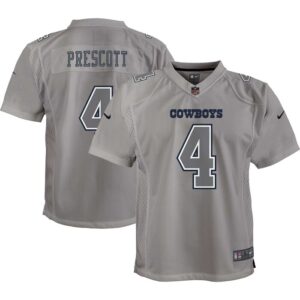 Dak Prescott Dallas Cowboys Youth Atmosphere Game Jersey - Gray