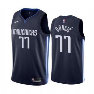 Dallas Mavericks Luka Doncic Navy 2019-20 Statement Latest Jersey